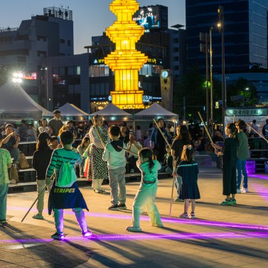 플래시몹 '지령전戰'